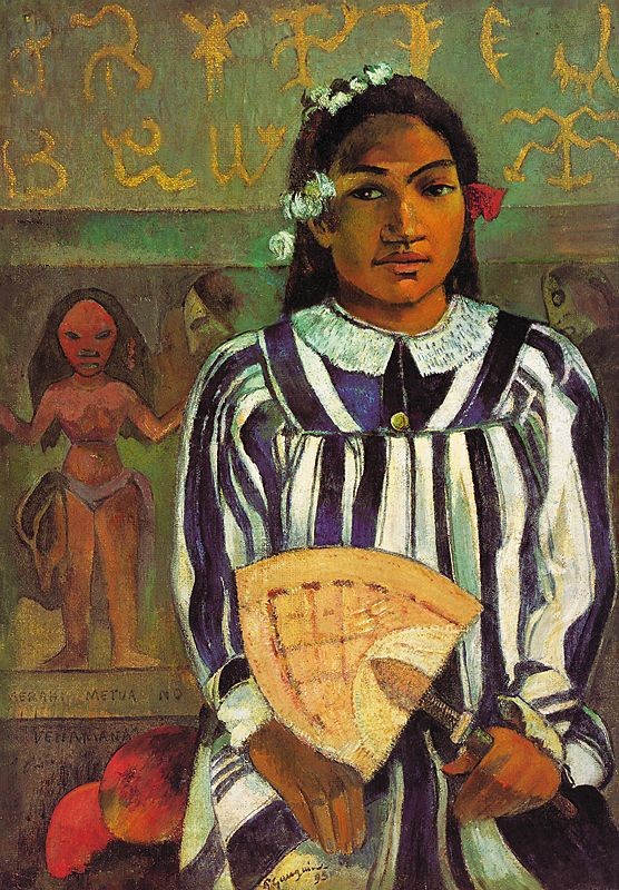Tehamana has many parents (The Ancestors of Tehamana) by Paul Gauguin