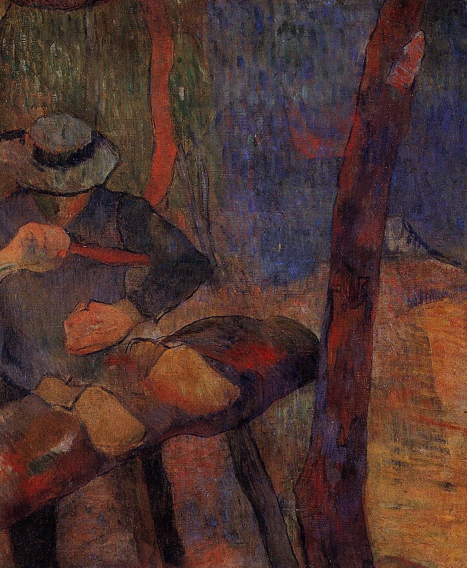 The clog-maker by Paul Gauguin