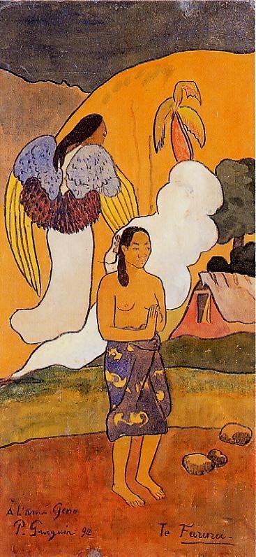 The encounter by Paul Gauguin