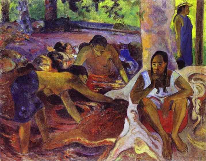 The fisherwomen of Tahiti by Paul Gauguin
