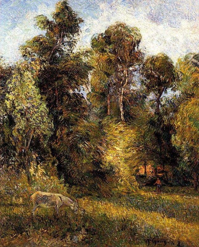 The Forest Edge by Paul Gauguin