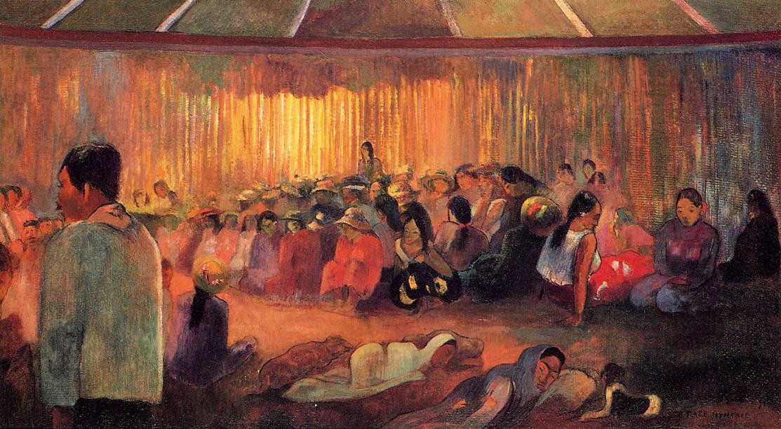 The house of singing by Paul Gauguin