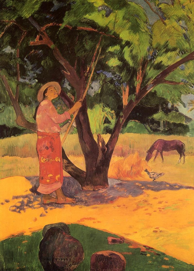 The lemon picker by Paul Gauguin