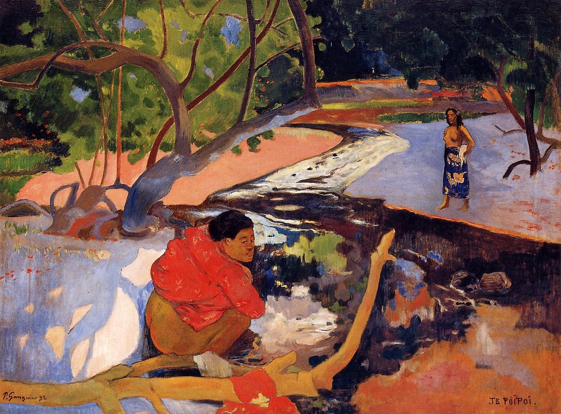 The morning by Paul Gauguin