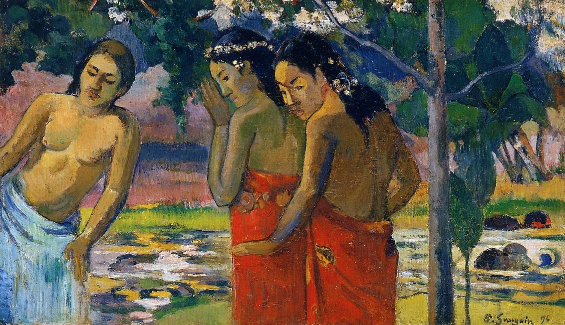 Three Tahitian Women by Paul Gauguin