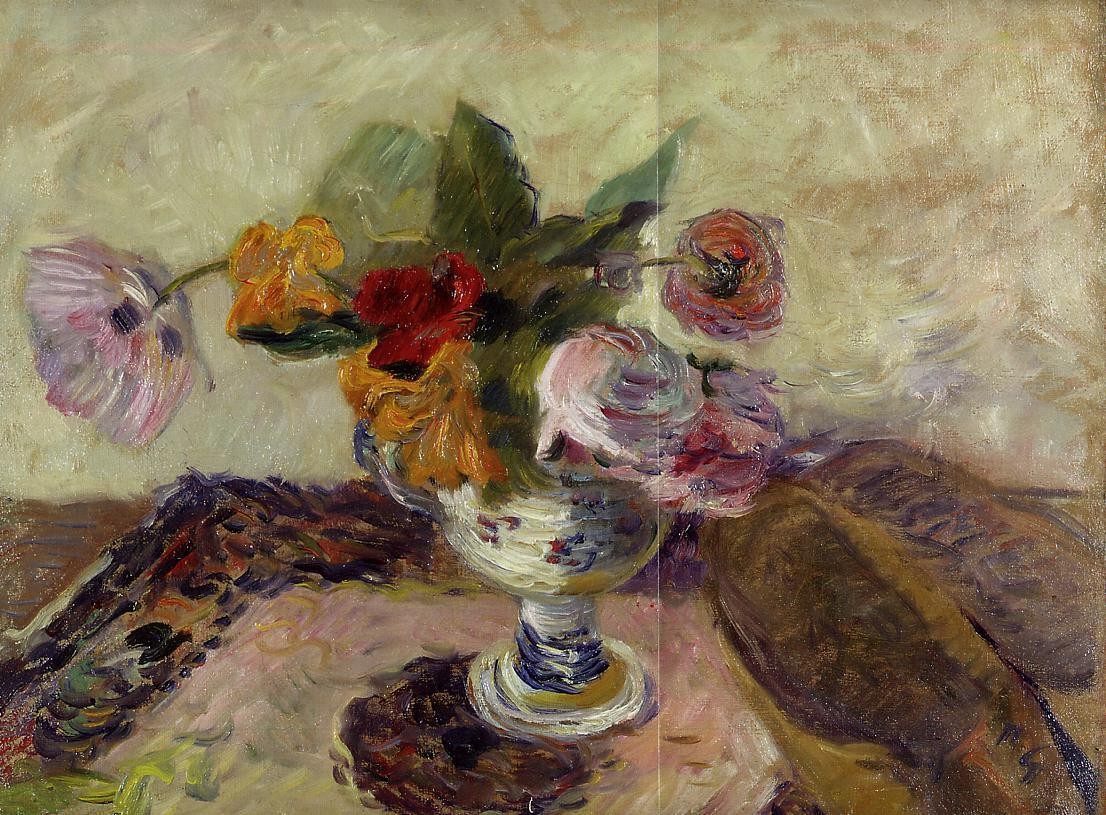 Vase of flowers by Paul Gauguin