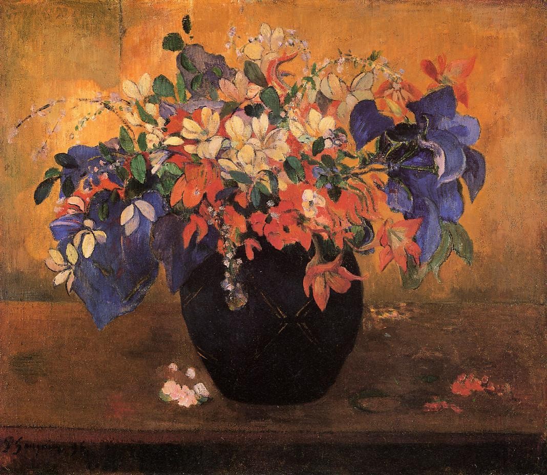 Vase of flowers by Paul Gauguin