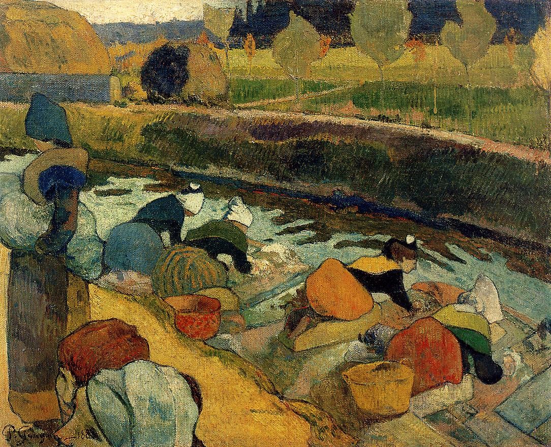 Washerwomen at Roubine du Roi by Paul Gauguin