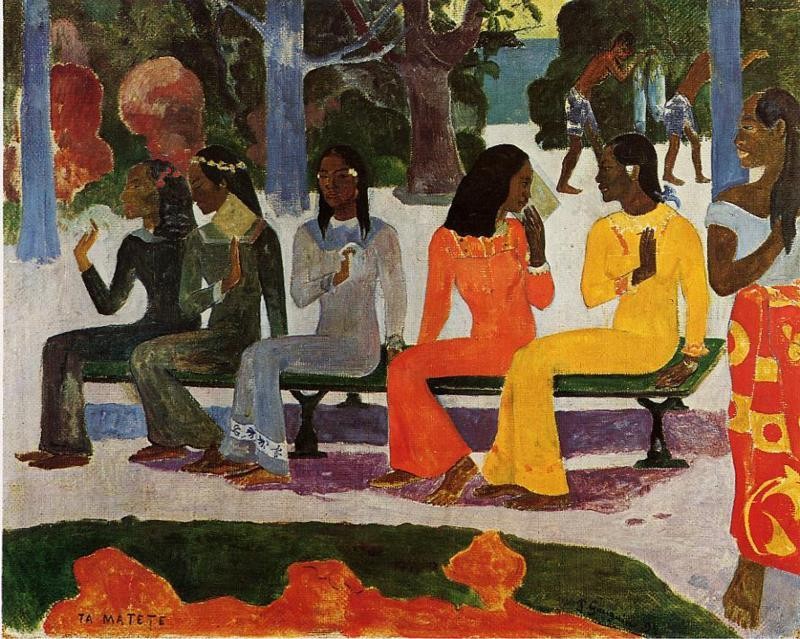 We Shall Not Go to Market Today by Paul Gauguin