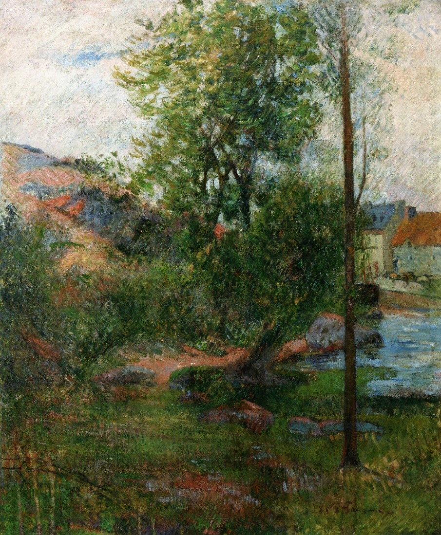 Willow by the Aven by Paul Gauguin