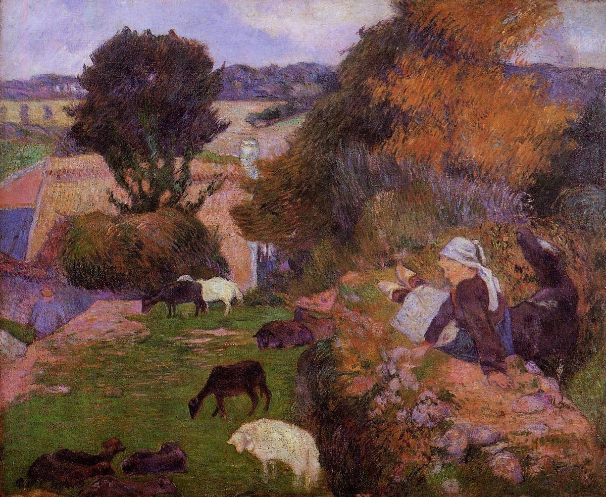 Willows by Paul Gauguin