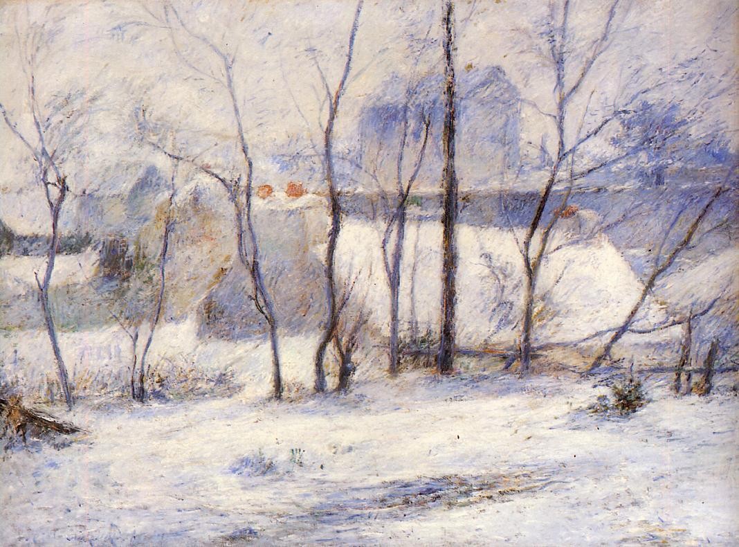 Winter Landscape by Paul Gauguin
