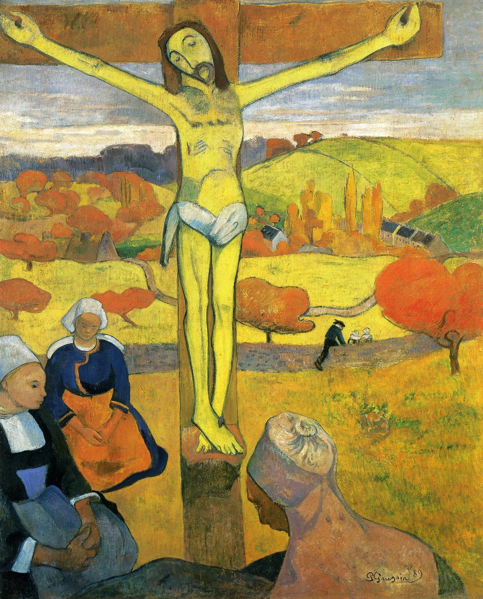 Yellow Christ by Paul Gauguin