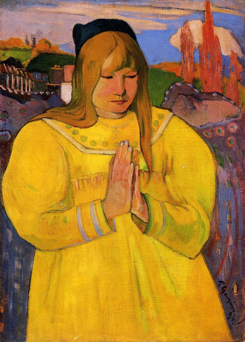 Young Christian Girl by Paul Gauguin