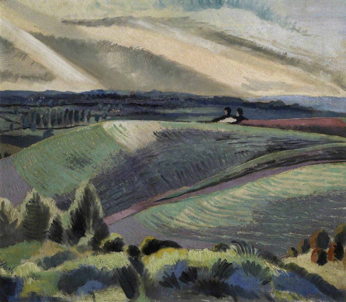 Cotswold Hills by Paul Nash