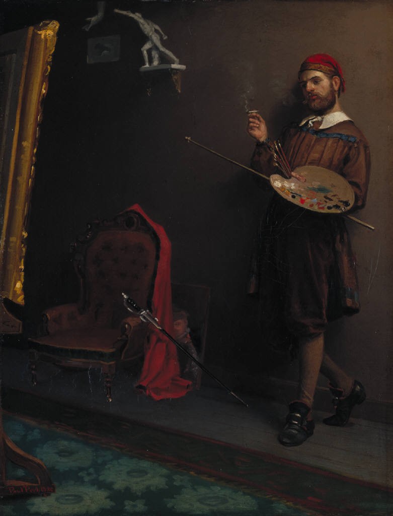 The painter by Paul Peel