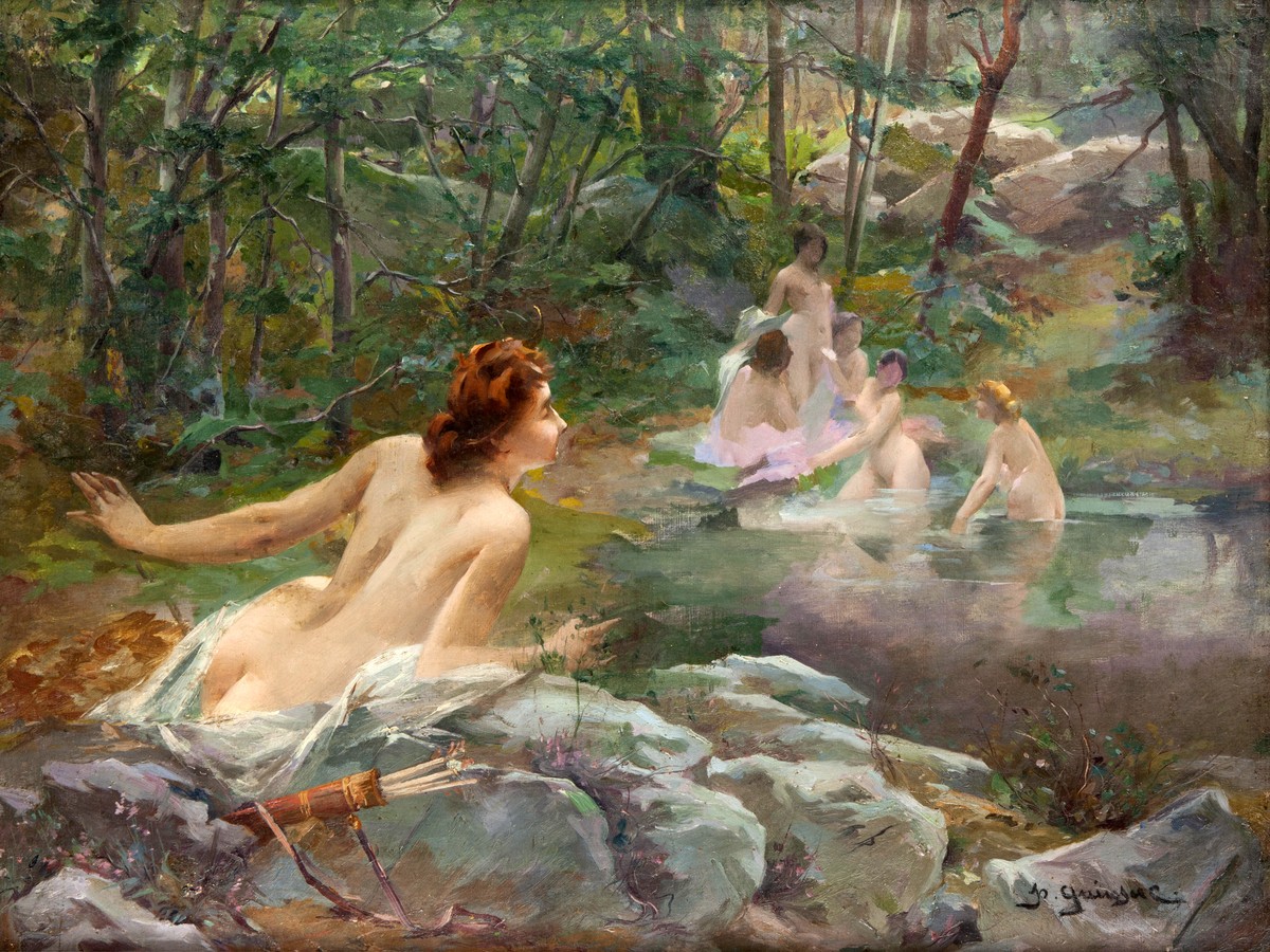 Nymphs in the Forest by Paul Quinsac