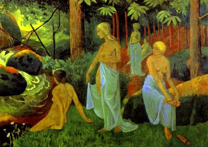 Bathers with White Veils by Paul Serusier