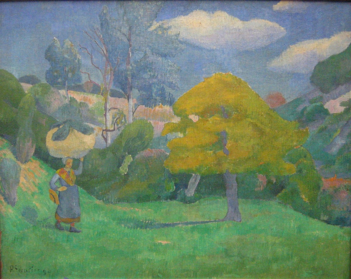 Breton woman going to the washing place by Paul Serusier