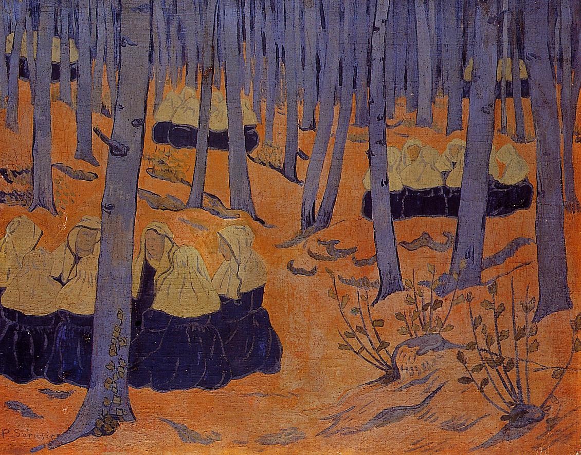 Breton Women, the Meeting in the Sacred Grove by Paul Serusier