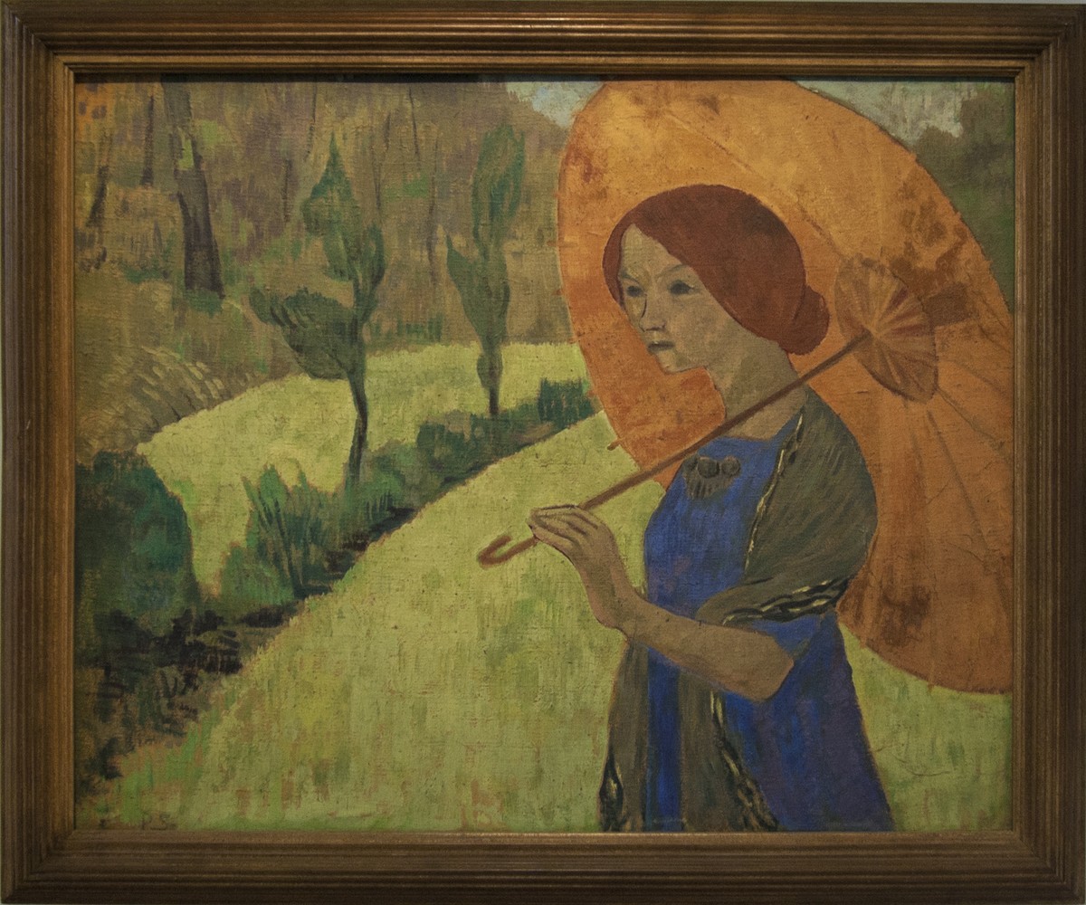 Madame Serusier with a Parasol by Paul Serusier