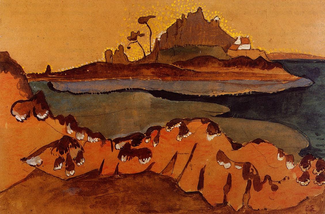 The Ile de la Douane, the Mouthe of the Trieux River by Paul Serusier