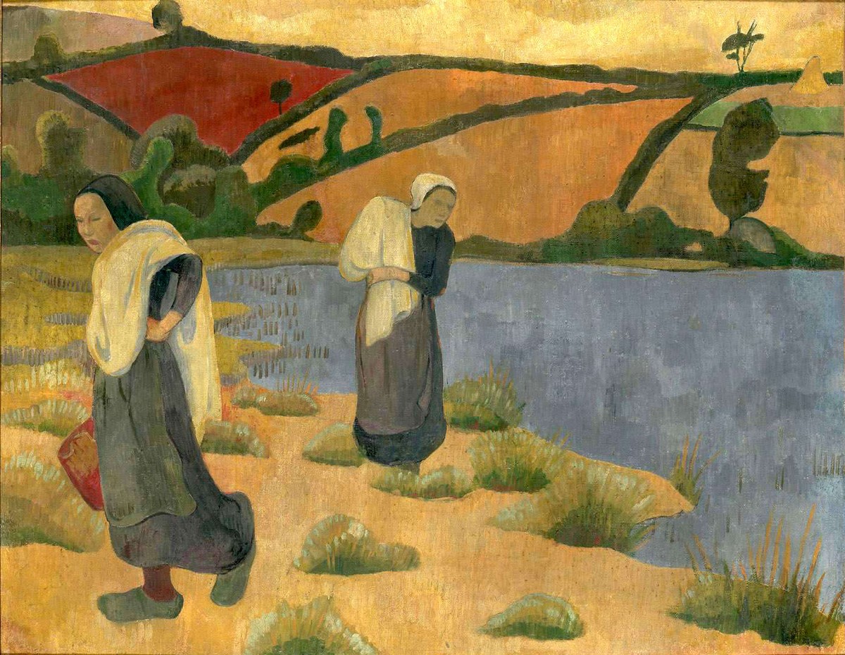 Washerwomen at the Laita River, near Pouldu by Paul Serusier