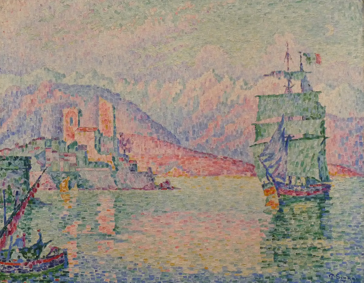 Antibes, Evening by Paul Signac