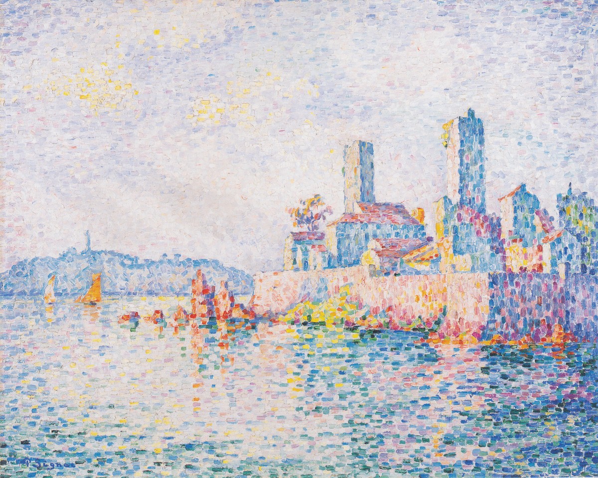 Antibes, the towers by Paul Signac