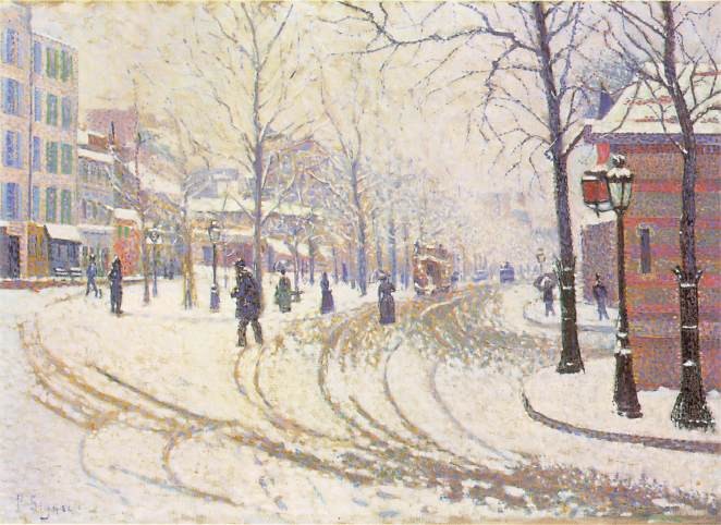 Boulevard de Clichy 1886 by Paul Signac