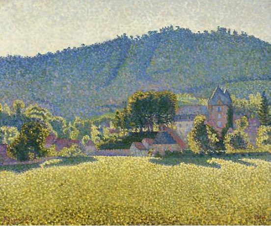 Comblat and the valley of the Cere by Paul Signac