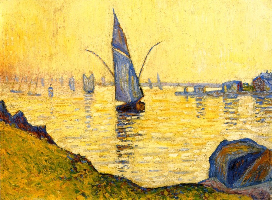 Concarneau (study) by Paul Signac