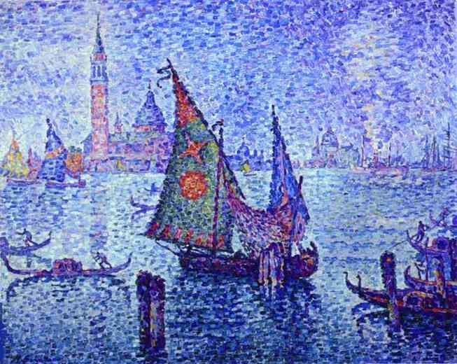 La Voile verte by Paul Signac