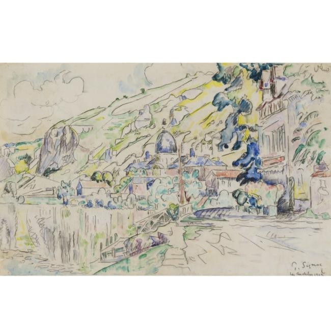 Les Andelys by Paul Signac