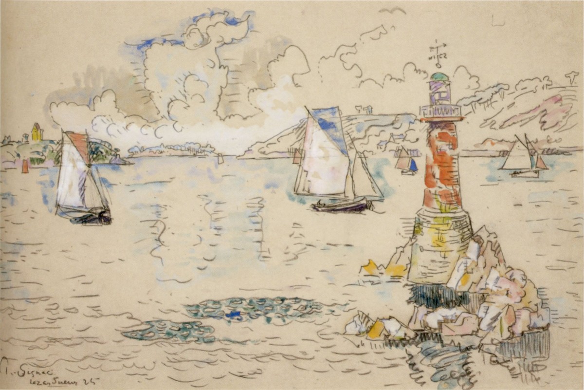Lézardrieux by Paul Signac