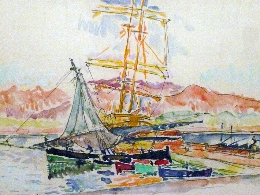 Paysage corse by Paul Signac