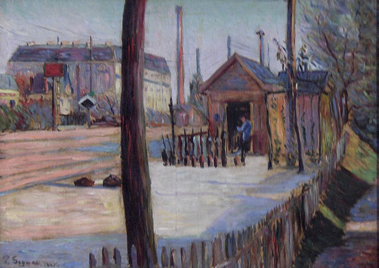 Railway junction near Bois Colombes by Paul Signac