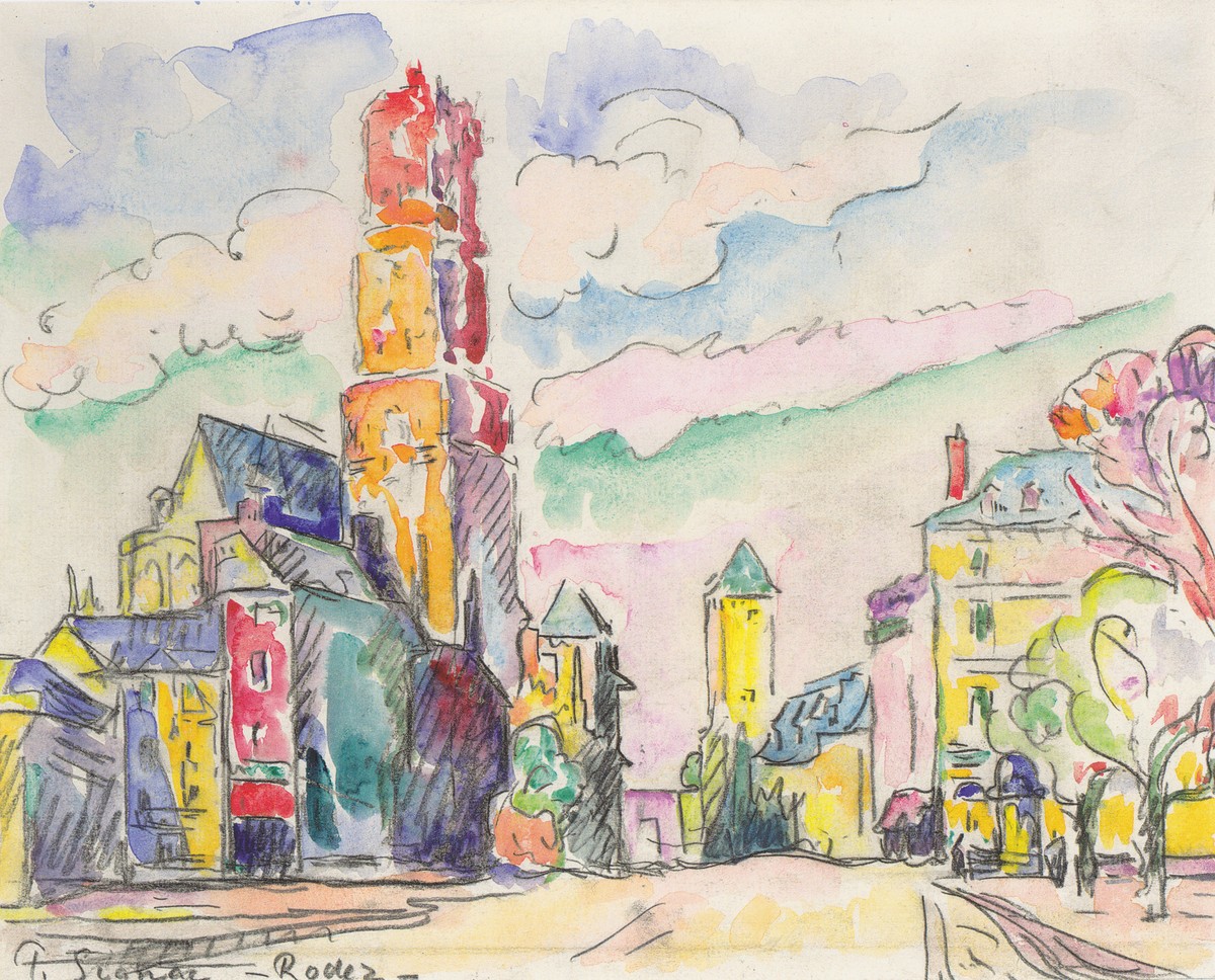 Rodez by Paul Signac