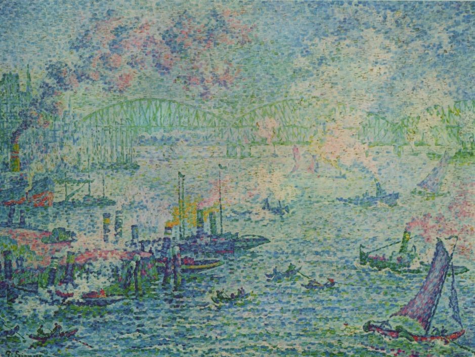Rotterdam Harbour by Paul Signac