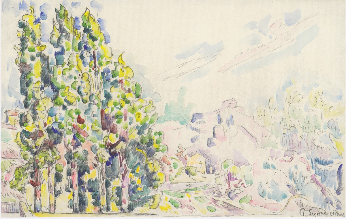 Saint Paul de Vence by Paul Signac