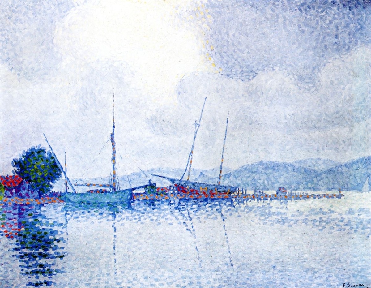 Saint Tropez, after the storm by Paul Signac