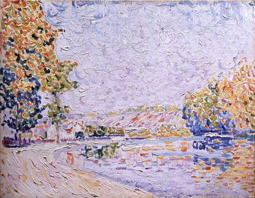 Samois, Study Nr. 8 by Paul Signac