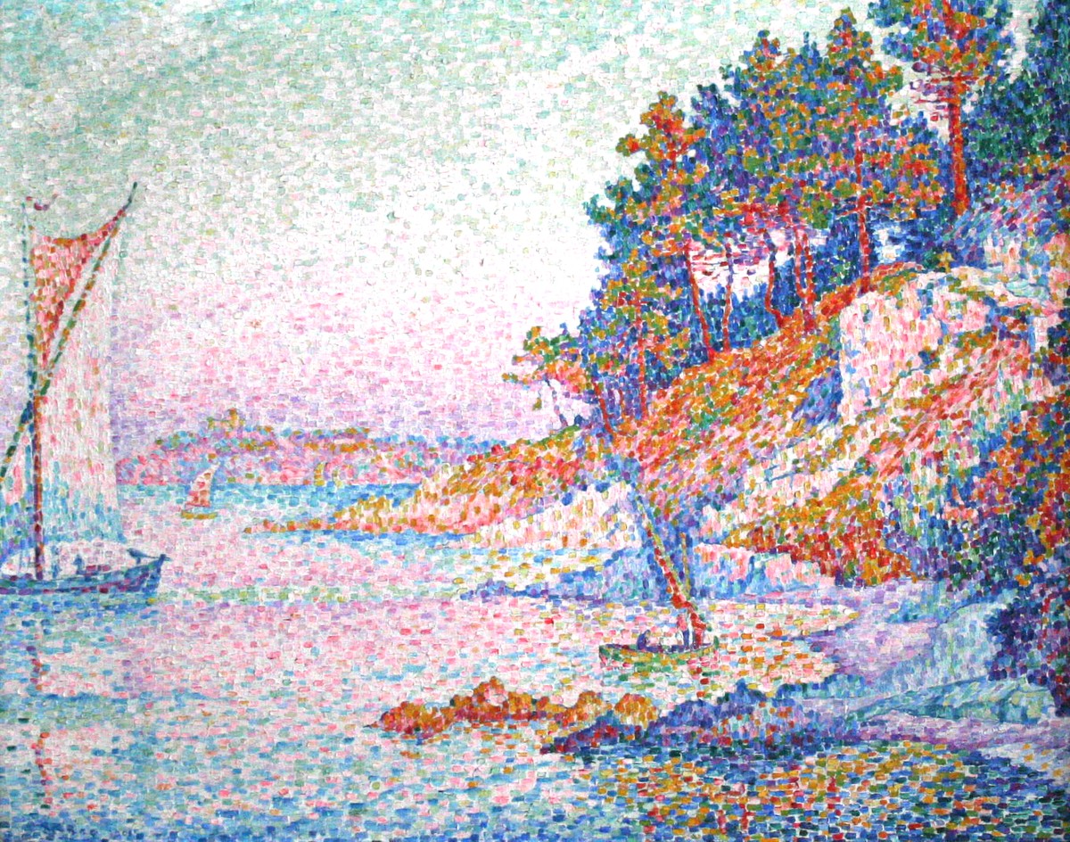 The bay by Paul Signac