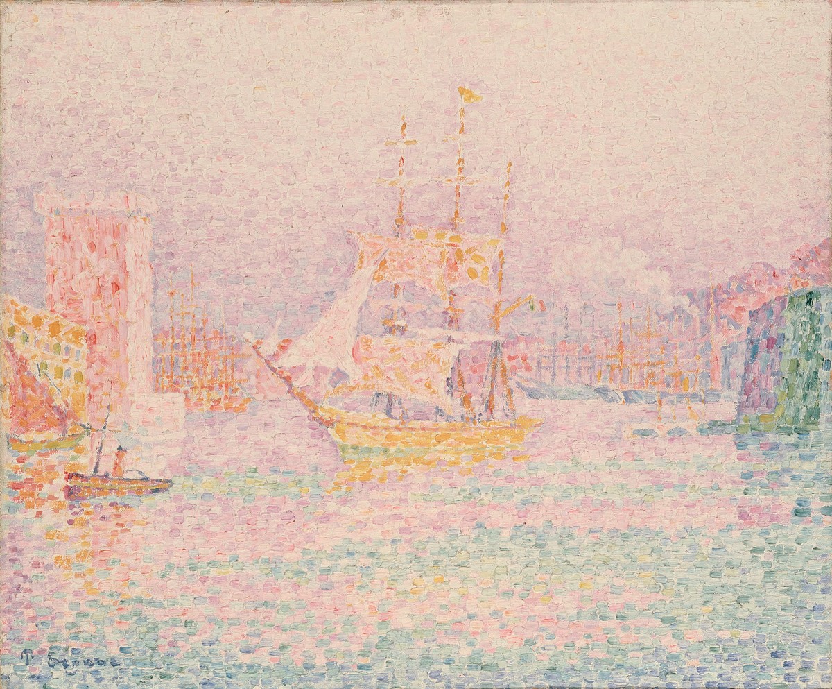 The Harbour at Marseilles by Paul Signac