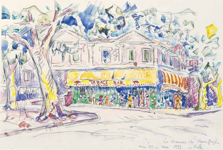 The House of Van Gogh (Arles, place Lamartine) by Paul Signac