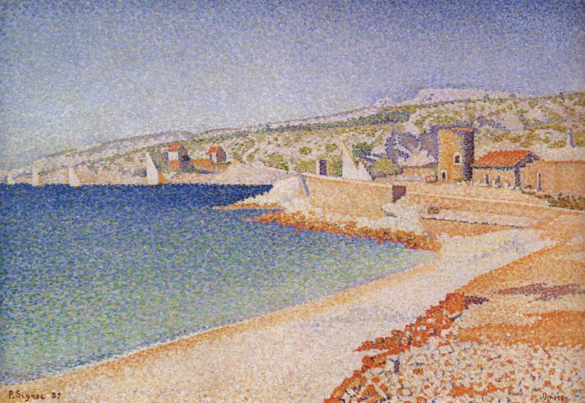 The Jetty at Cassis by Paul Signac