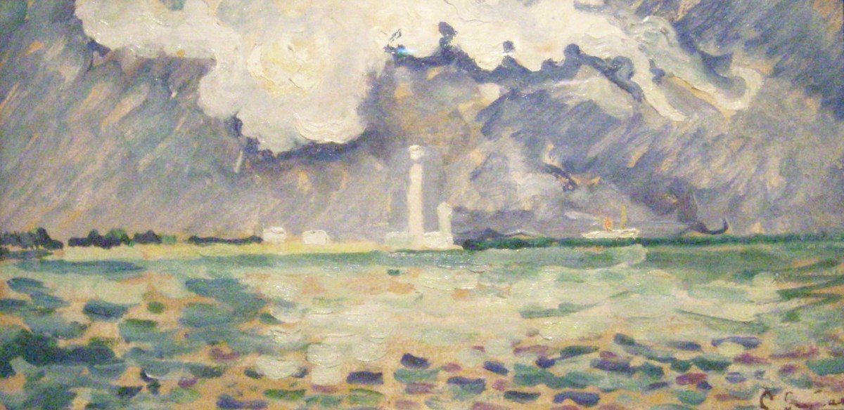 The Lighthouse of Gatteville by Paul Signac