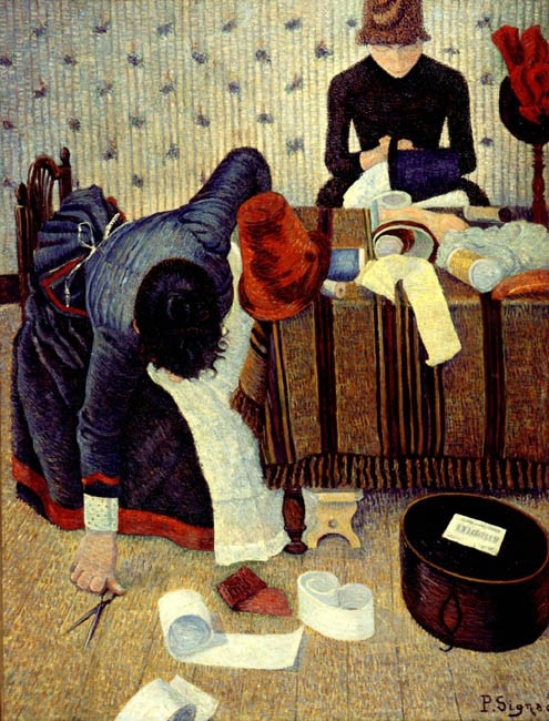 The Milliner by Paul Signac
