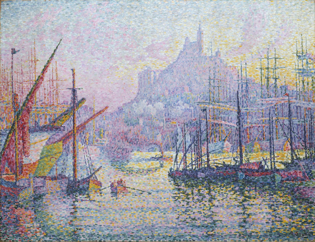 View of the Port of Marseilles by Paul Signac