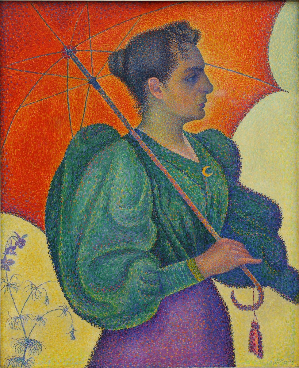 Woman with a Parasol by Paul Signac